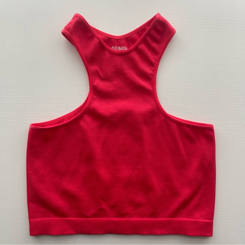 NWOT Wild Fable Red Cut Out Tank Size Small
